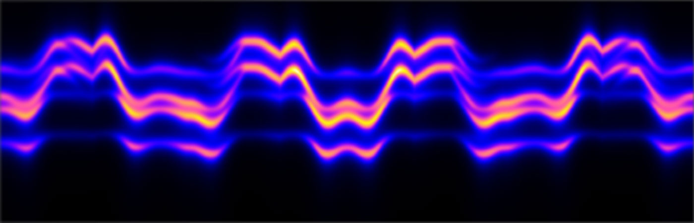 Evidence of interactions between atoms in a crystalline solid
